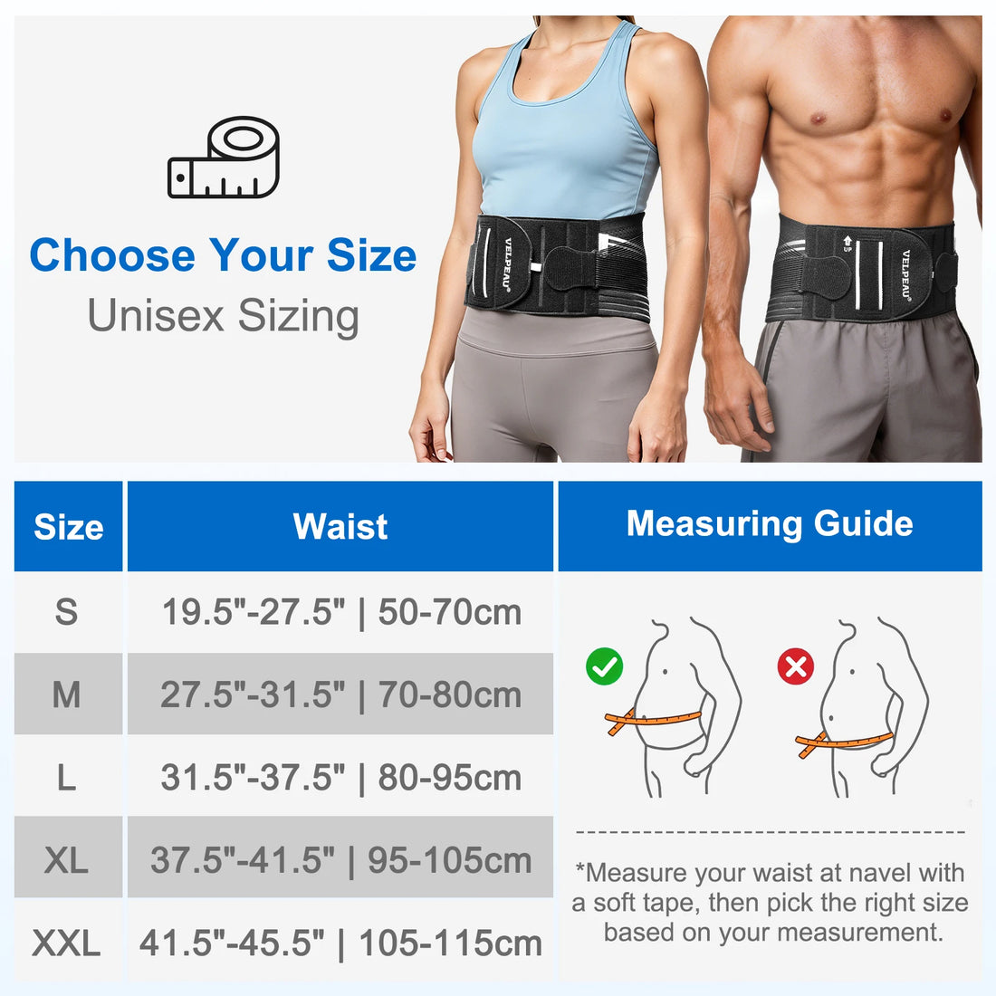 Adjustable Lumbar Brace for Waist Support