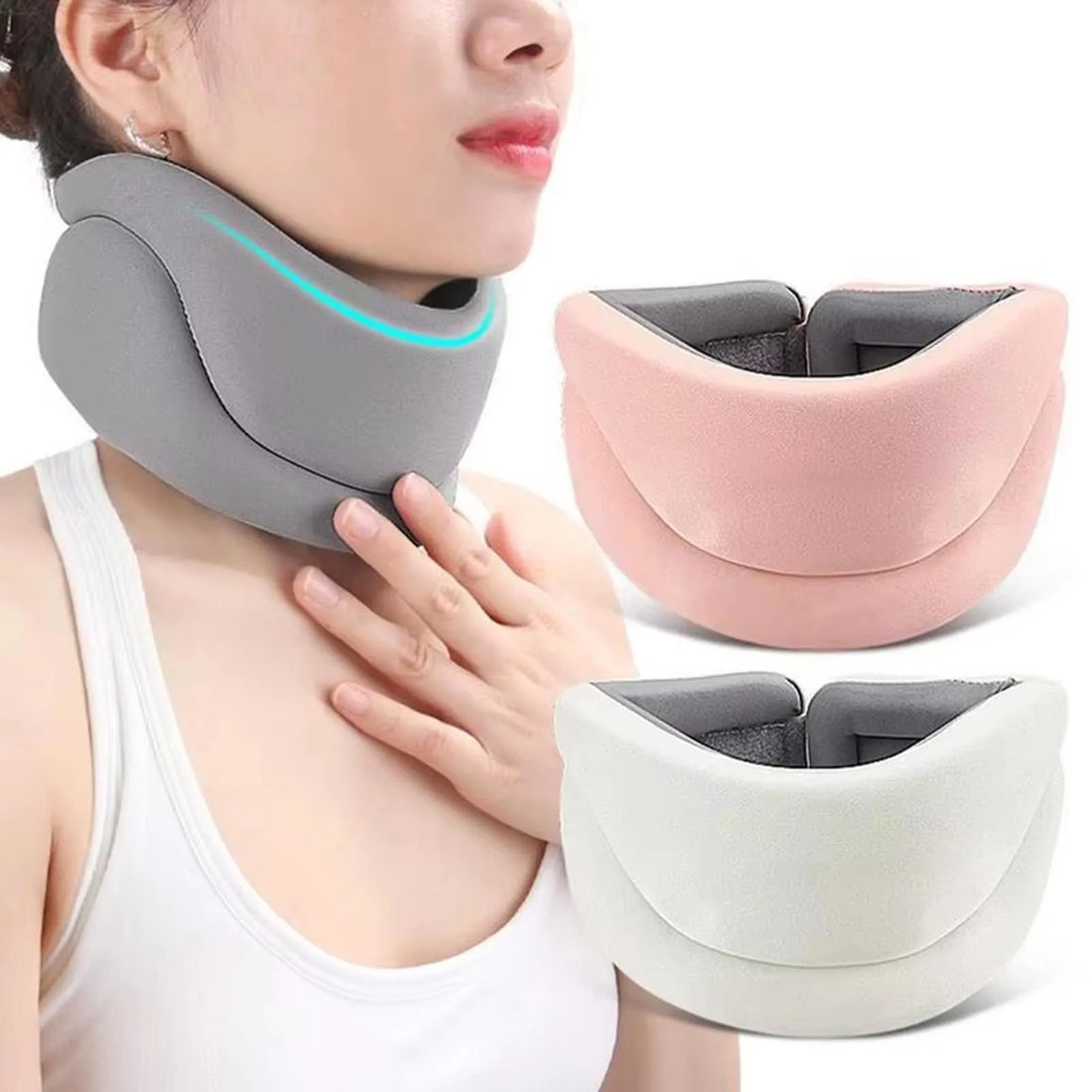 Soft Adjustable Neck Brace for Post-Injury Support