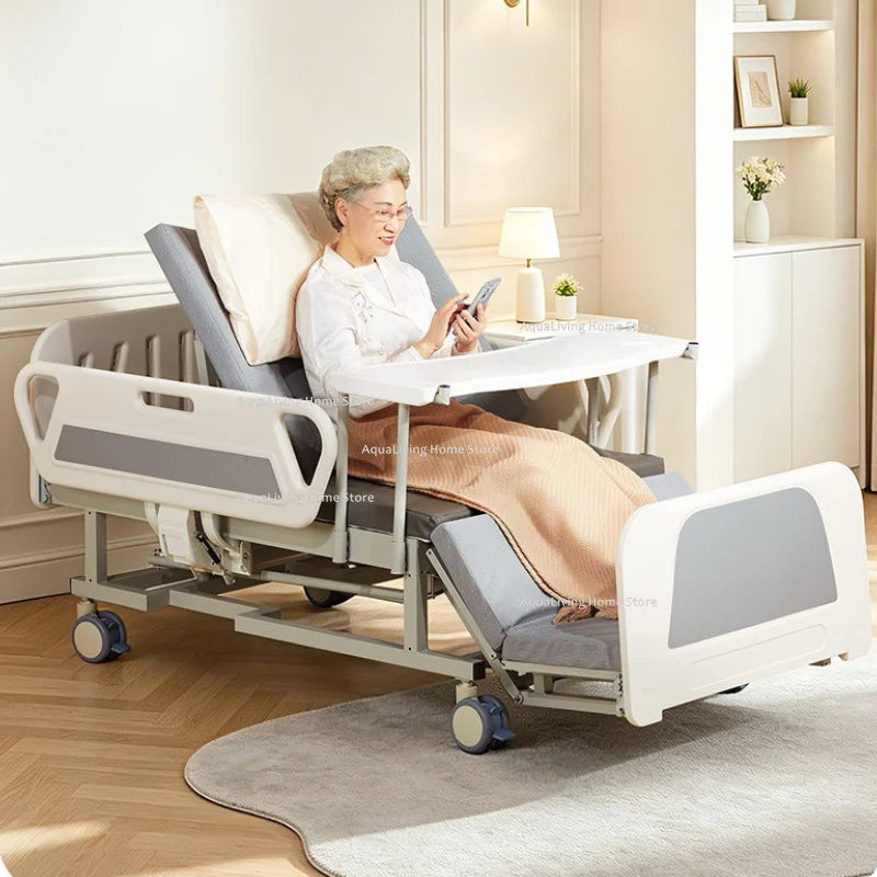 Full Electric Home Care Bed with Turning and Toilet