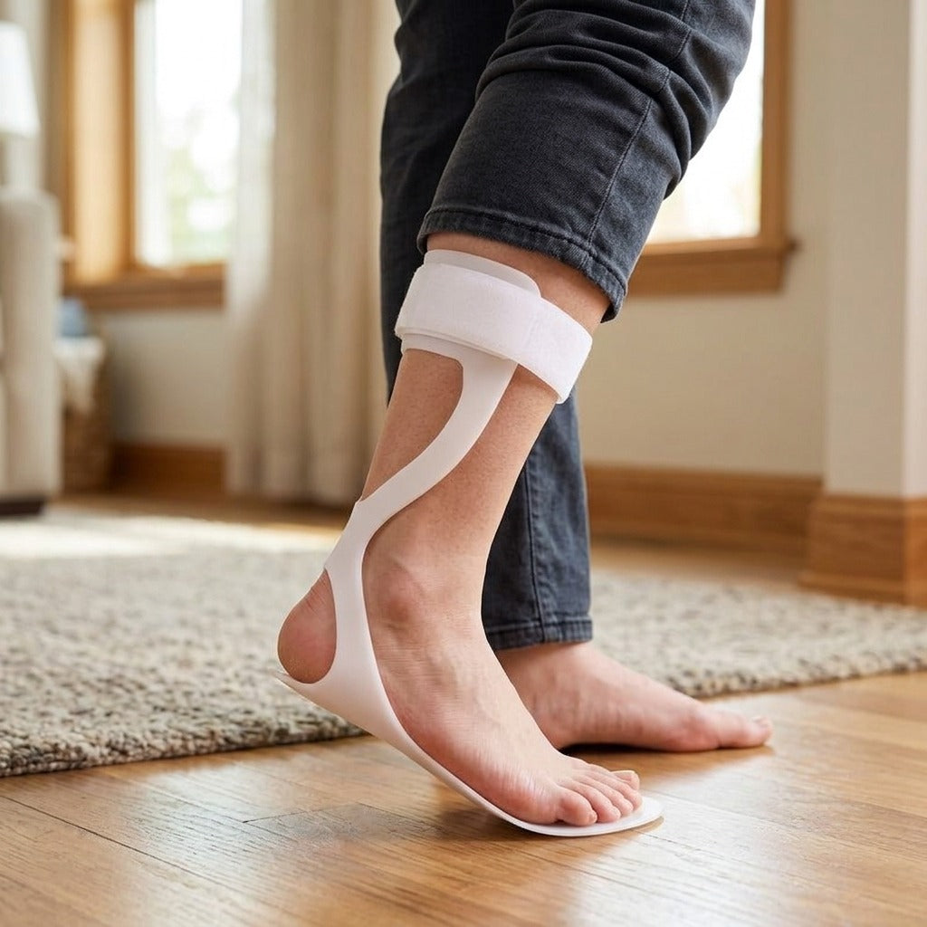 Adjustable Ankle-Foot Orthosis Support - in use