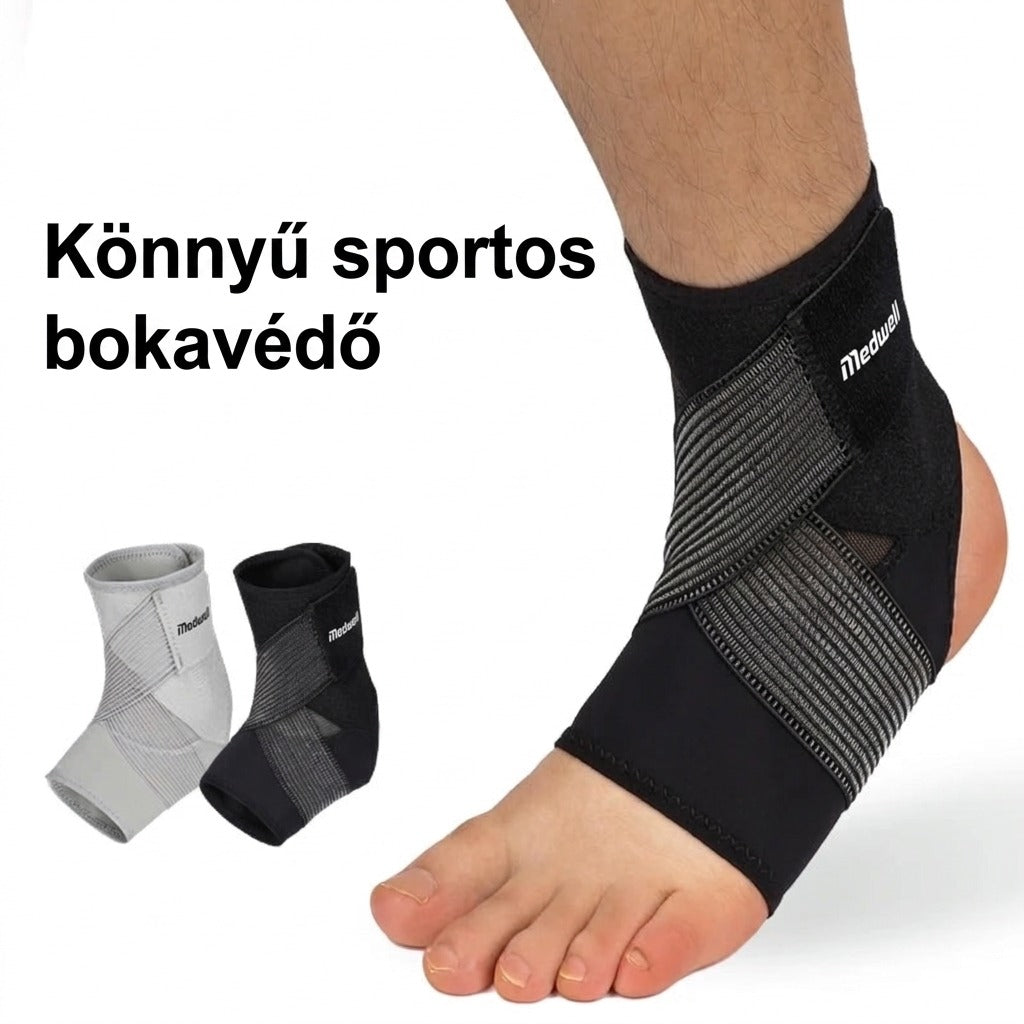 Könnyű sportos bokavédő - kényelmes sportoláshoz