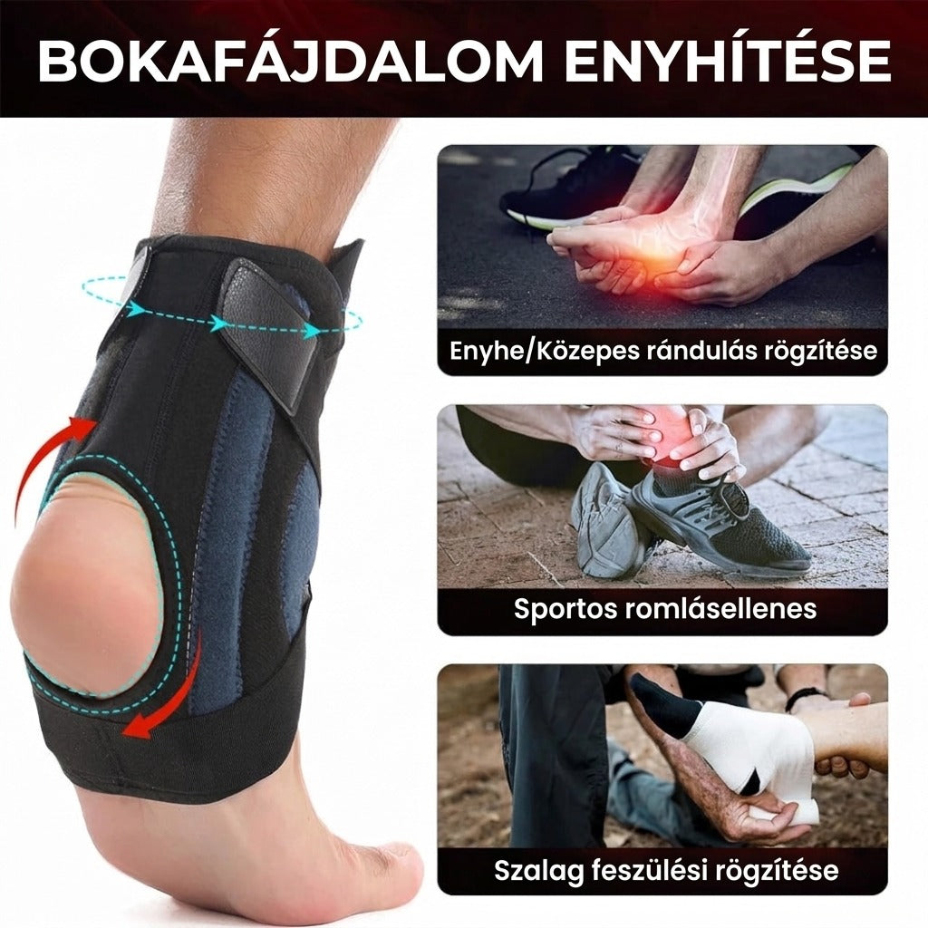 Bokafájdalom enyhítés szalagrögzítési módok
