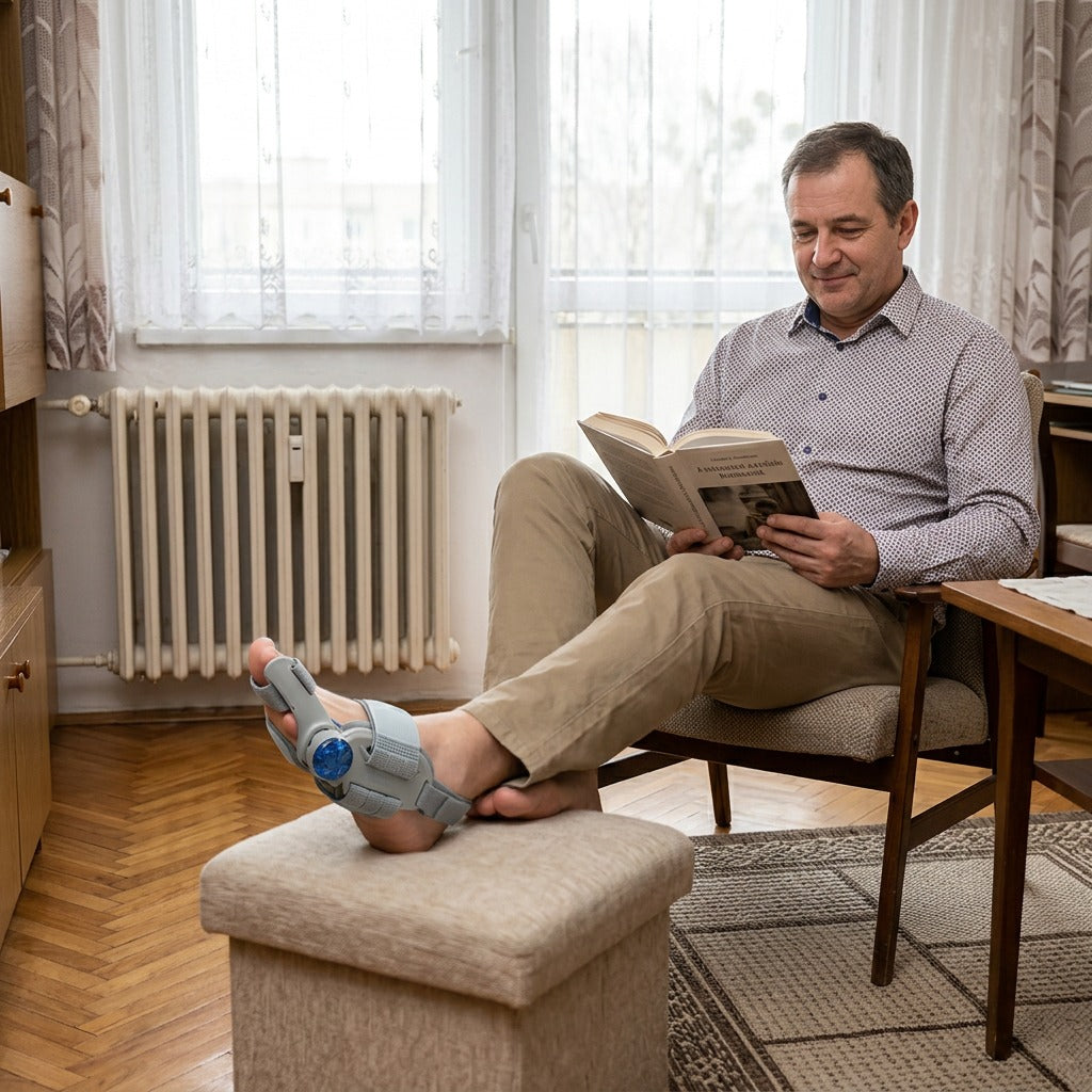 Állítható nagylábujj-korrigáló elválasztóval - a mindennapokban
