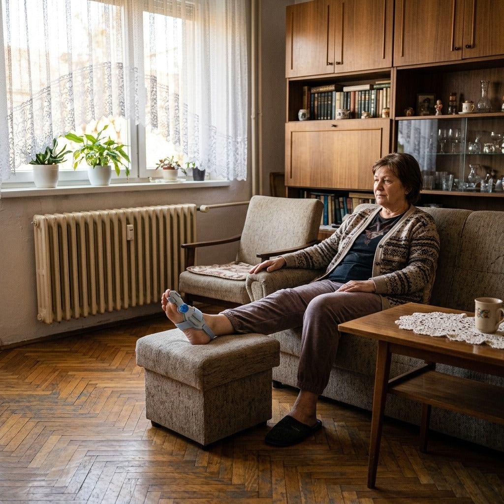 Állítható bütyökkorrigáló lábujjtámasszal - otthon