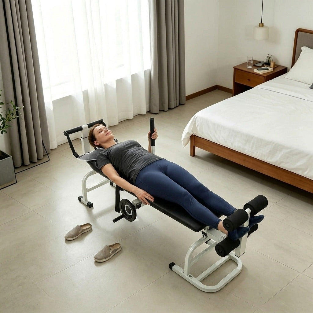 Adjustable Cervical Traction Device - at home