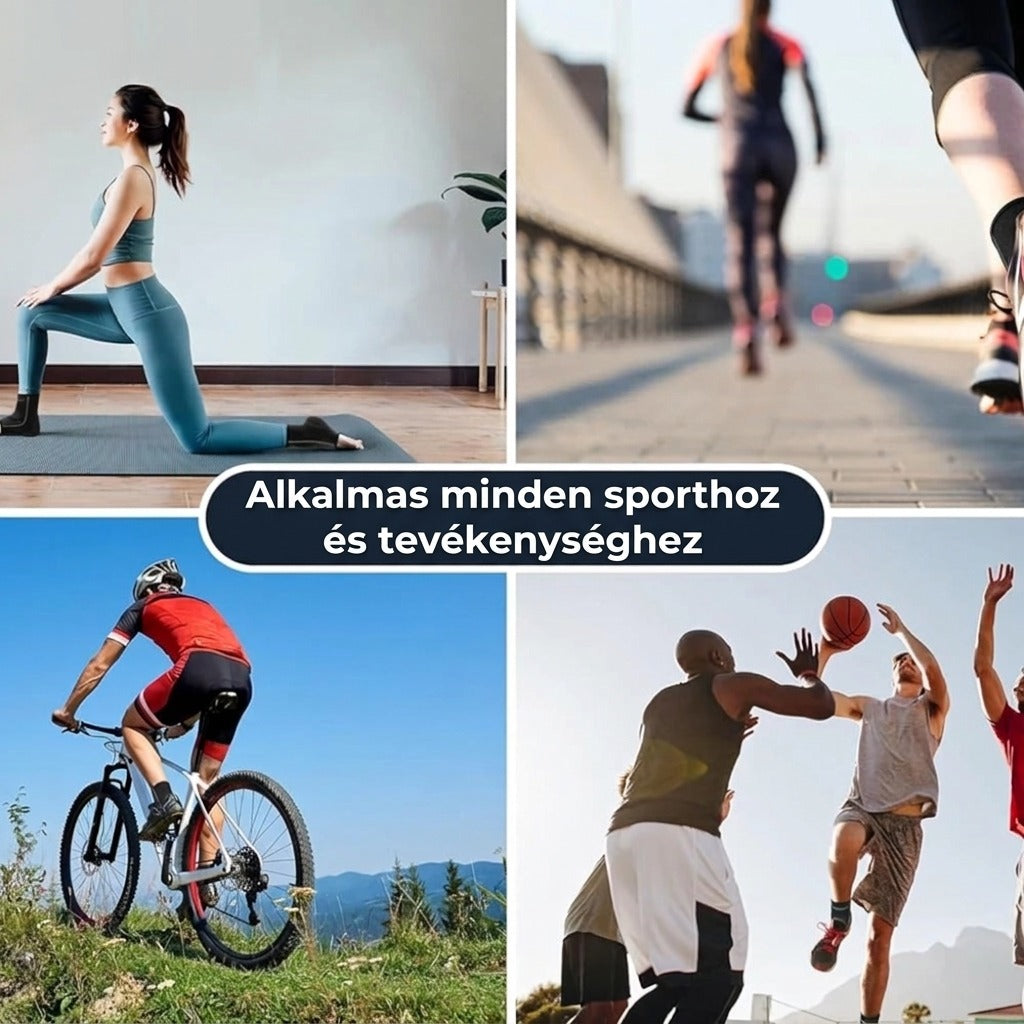 Állítható rugalmas bokaszorító boltozattámasszal
