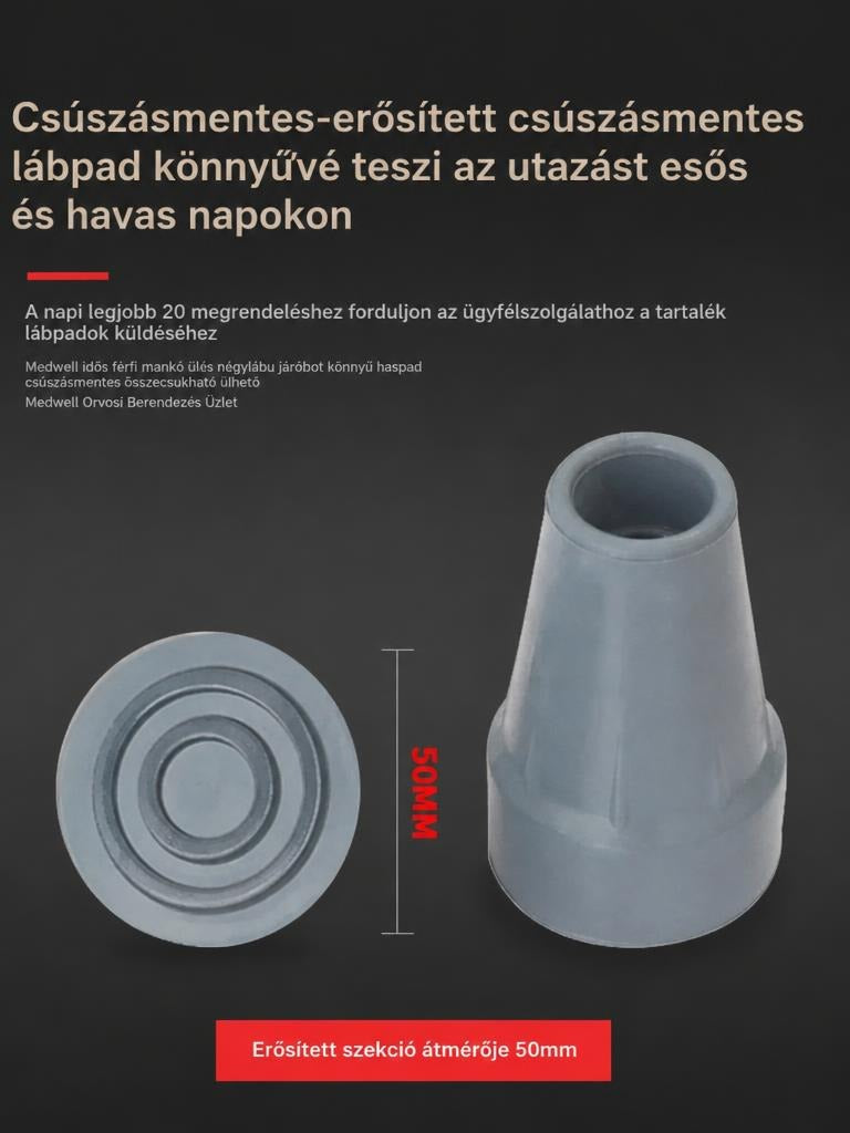 Állítható, összecsukható alumínium hónaljmankó