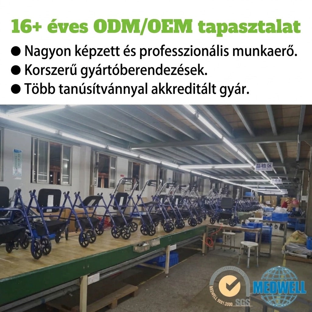 Gyártóipari létesítmény munkaerővel és berendezésekkel