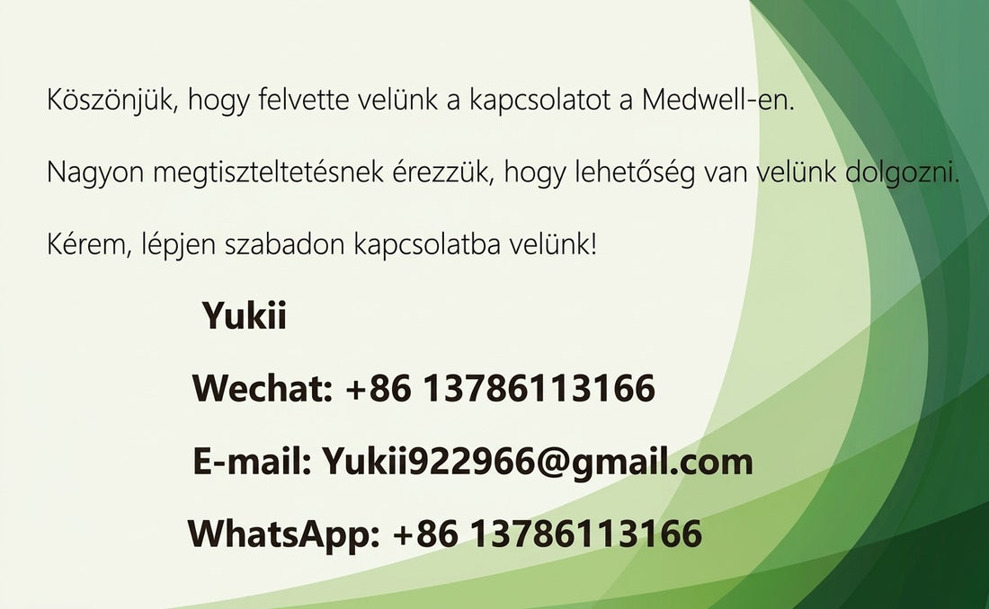 Medwell köszönetnyilvánítás és Yukii elérhetősége