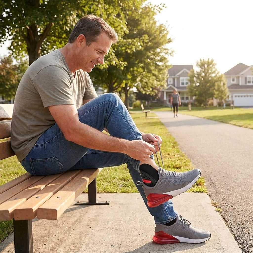 Adjustable Height-Increasing Insoles with Arch Support - in everyday life