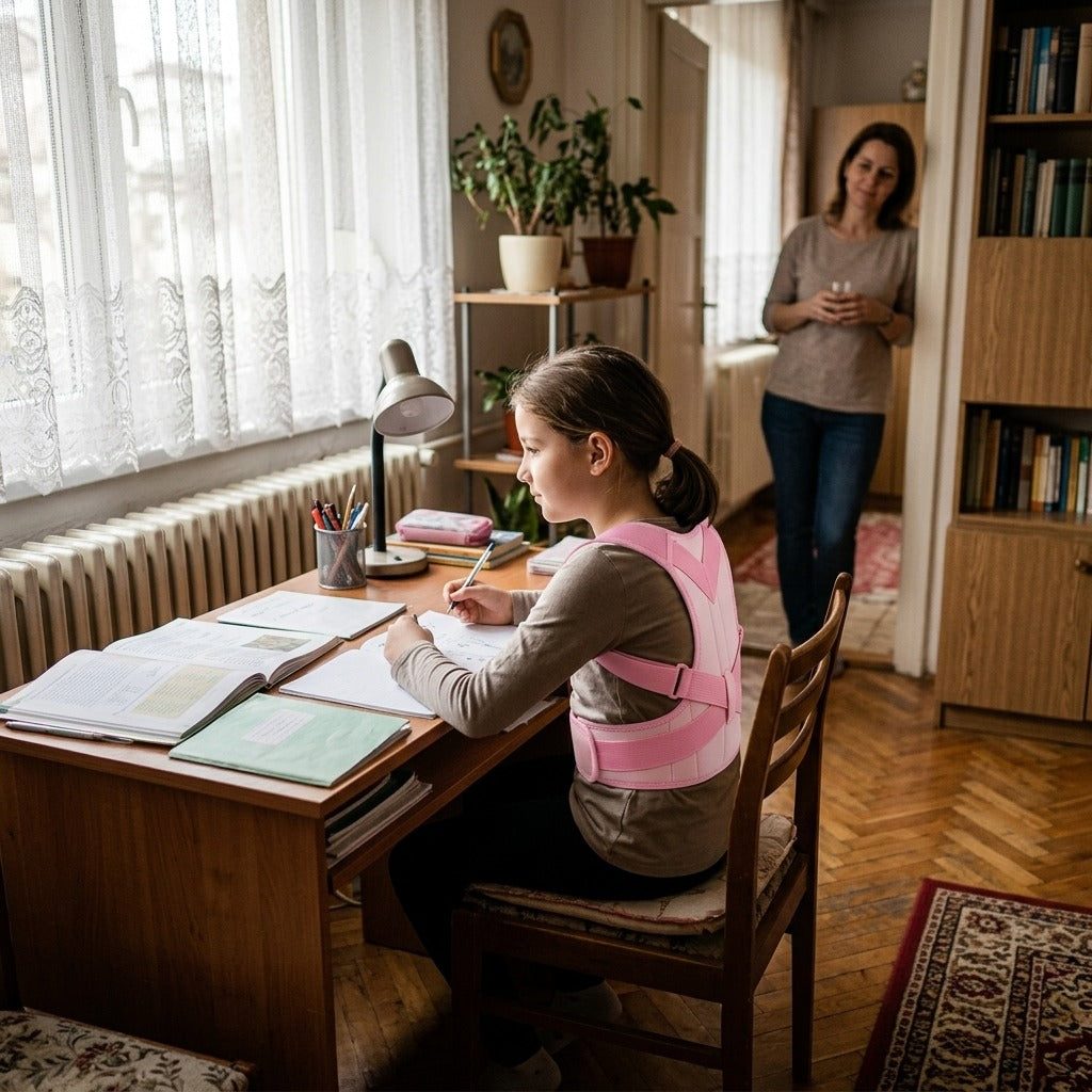 Állítható hát- és tartásjavító gyerekeknek - a mindennapokban