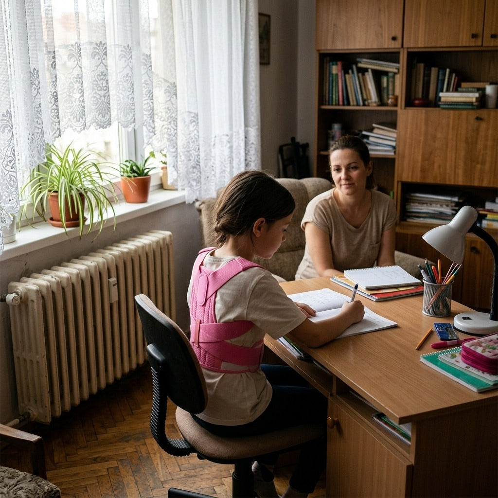Állítható gyermektartásjavító öv - a mindennapokban