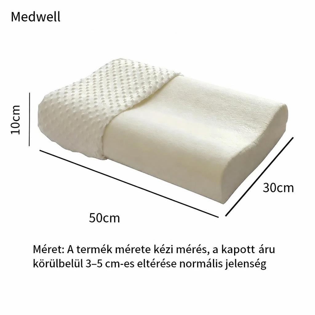 Állítható memóriahabos párna oldalt alvóknak