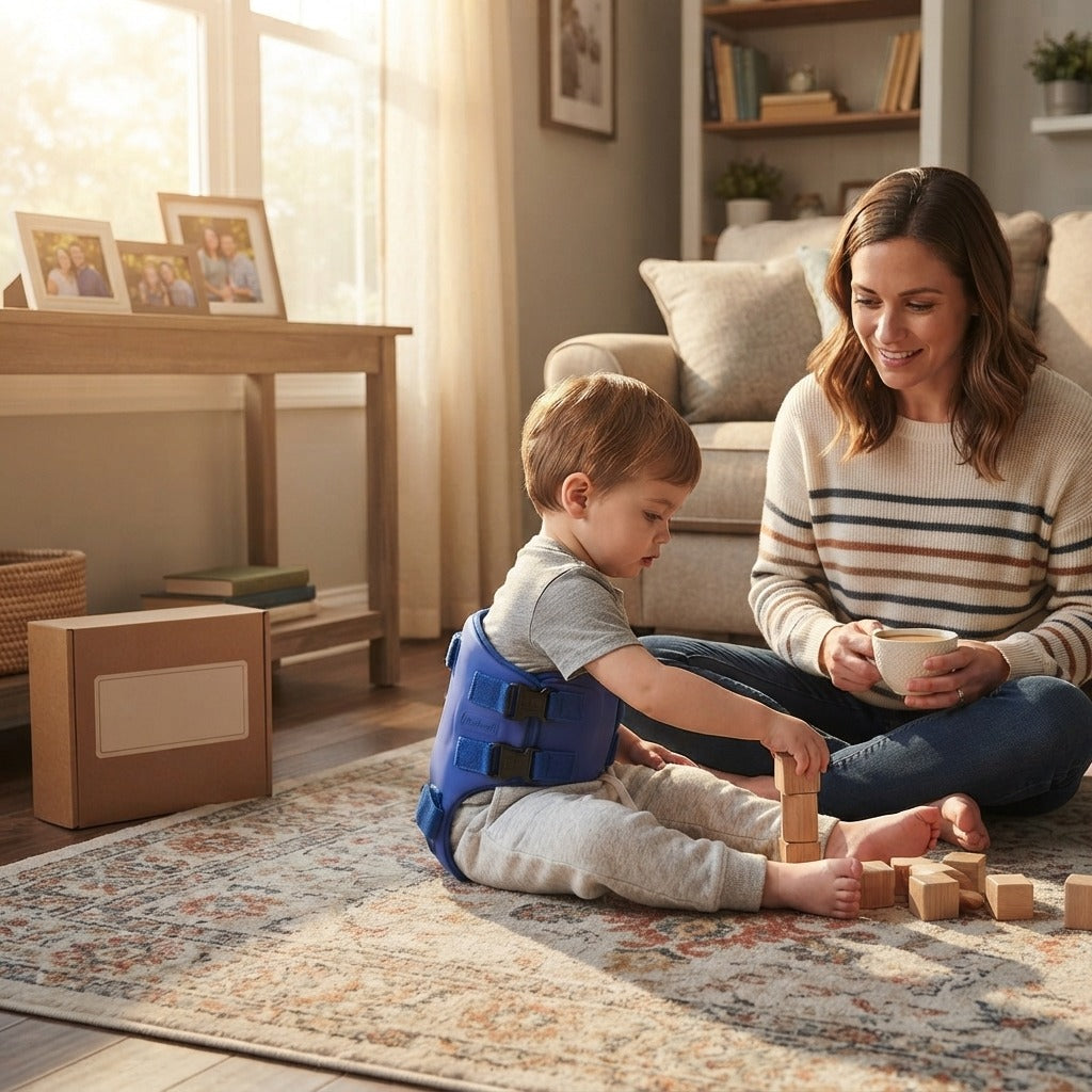 Adjustable Pediatric Hip Brace - at home
