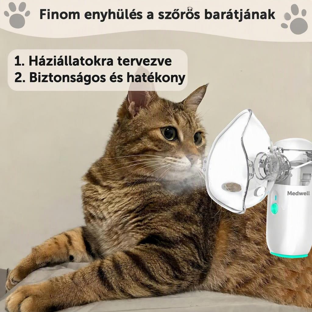 Állítható porlasztómaszk háziállatoknak