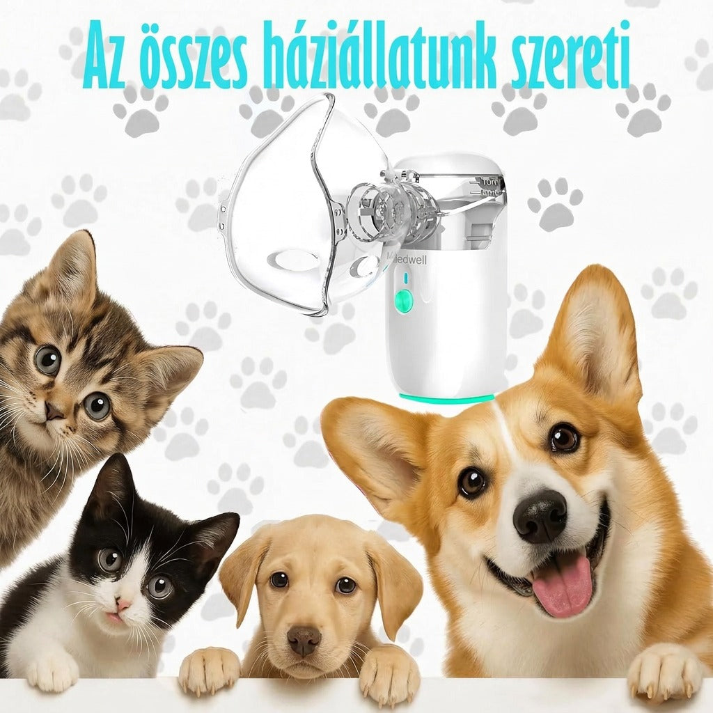 Állítható porlasztómaszk háziállatoknak