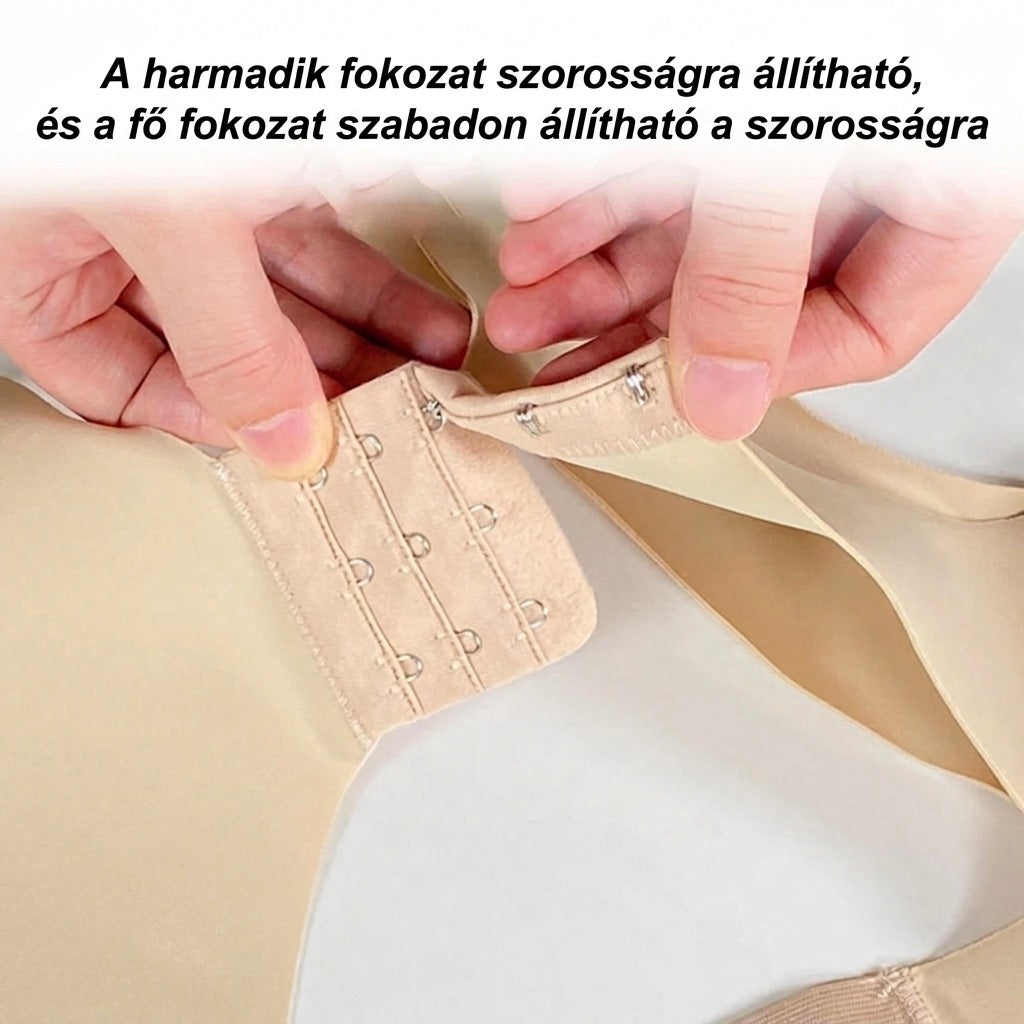 Állítható női tartásjavító hátpánt, nylon és spandex