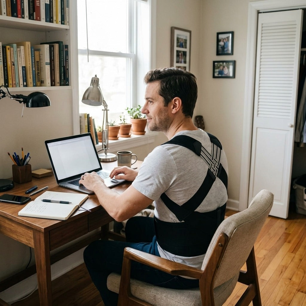 Adjustable Posture Corrector for Daily Use - in everyday life