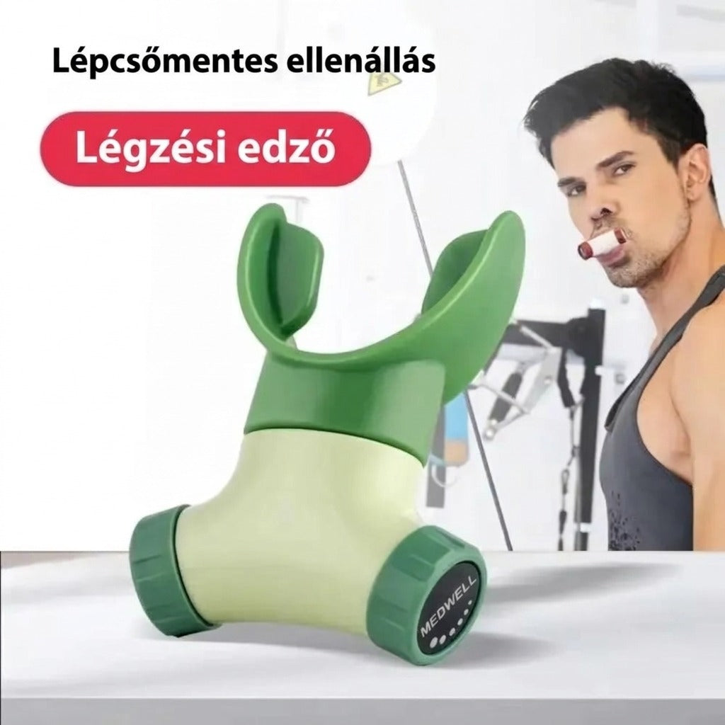 Állítható ellenállású légzőtréner