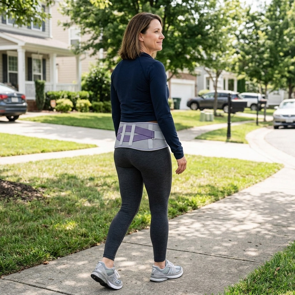 Adjustable SI Hip and Pelvic Support Belt - in everyday life