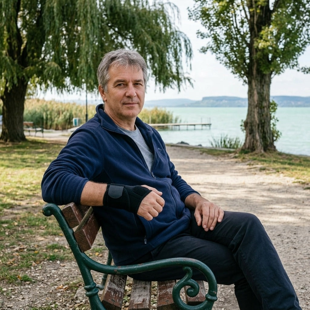 Állítható csuklórögzítő, bal és jobb kézre - a mindennapokban