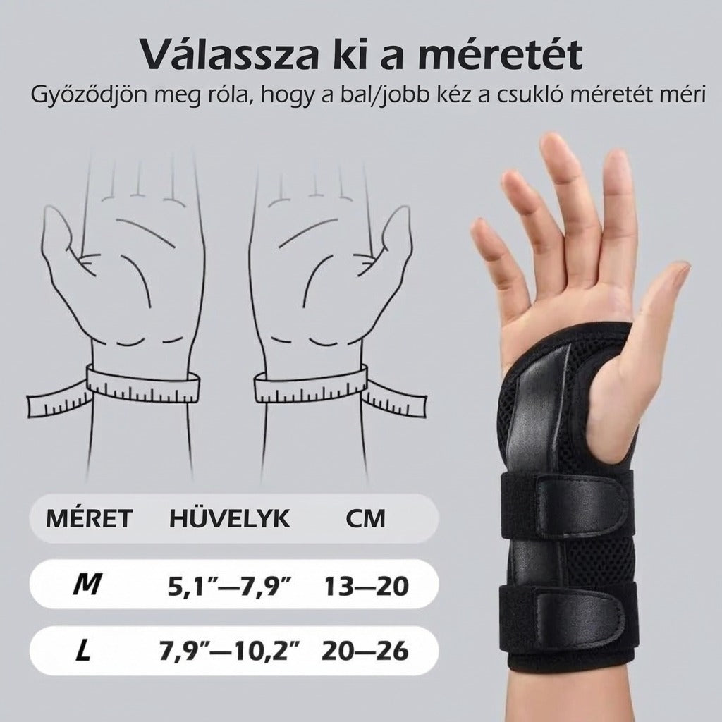 Állítható csuklórögzítő