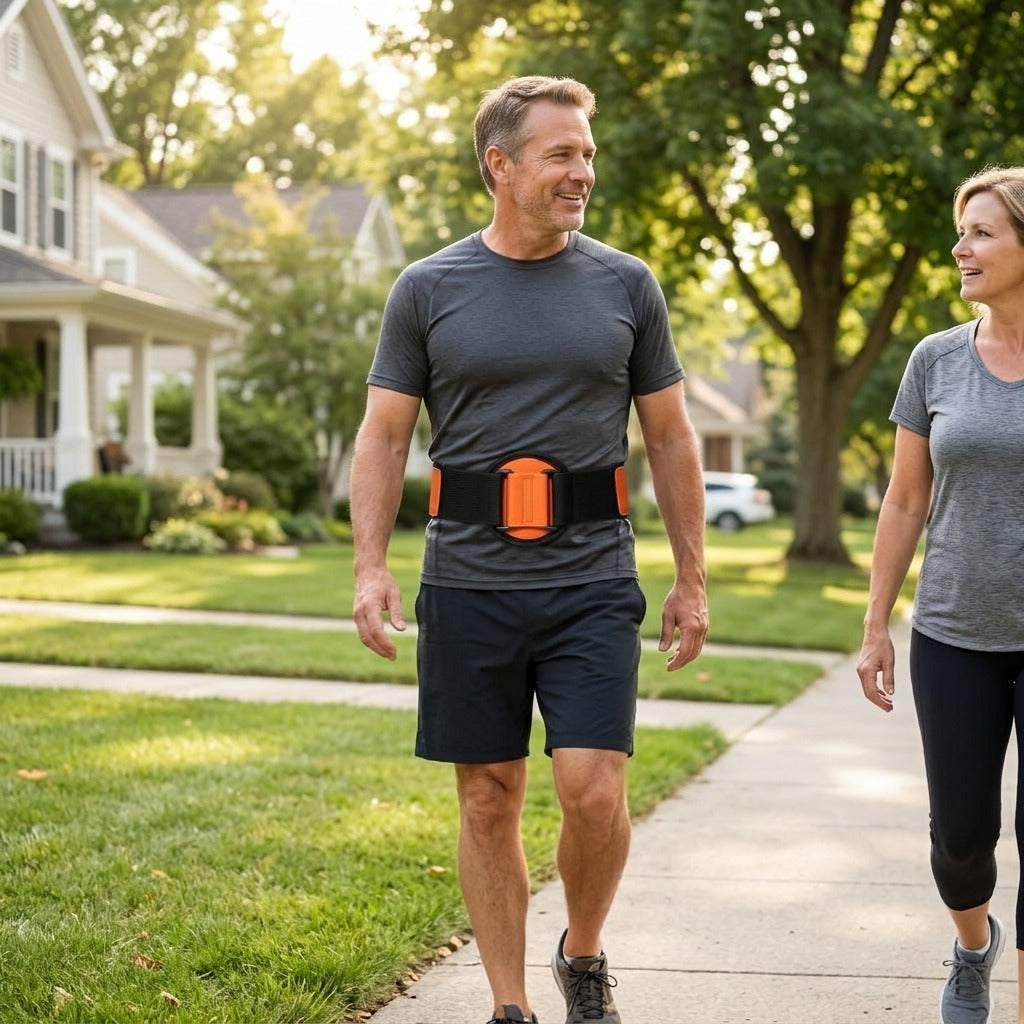 Adult Abdominal Hernia Belt for Navel Support - in everyday life
