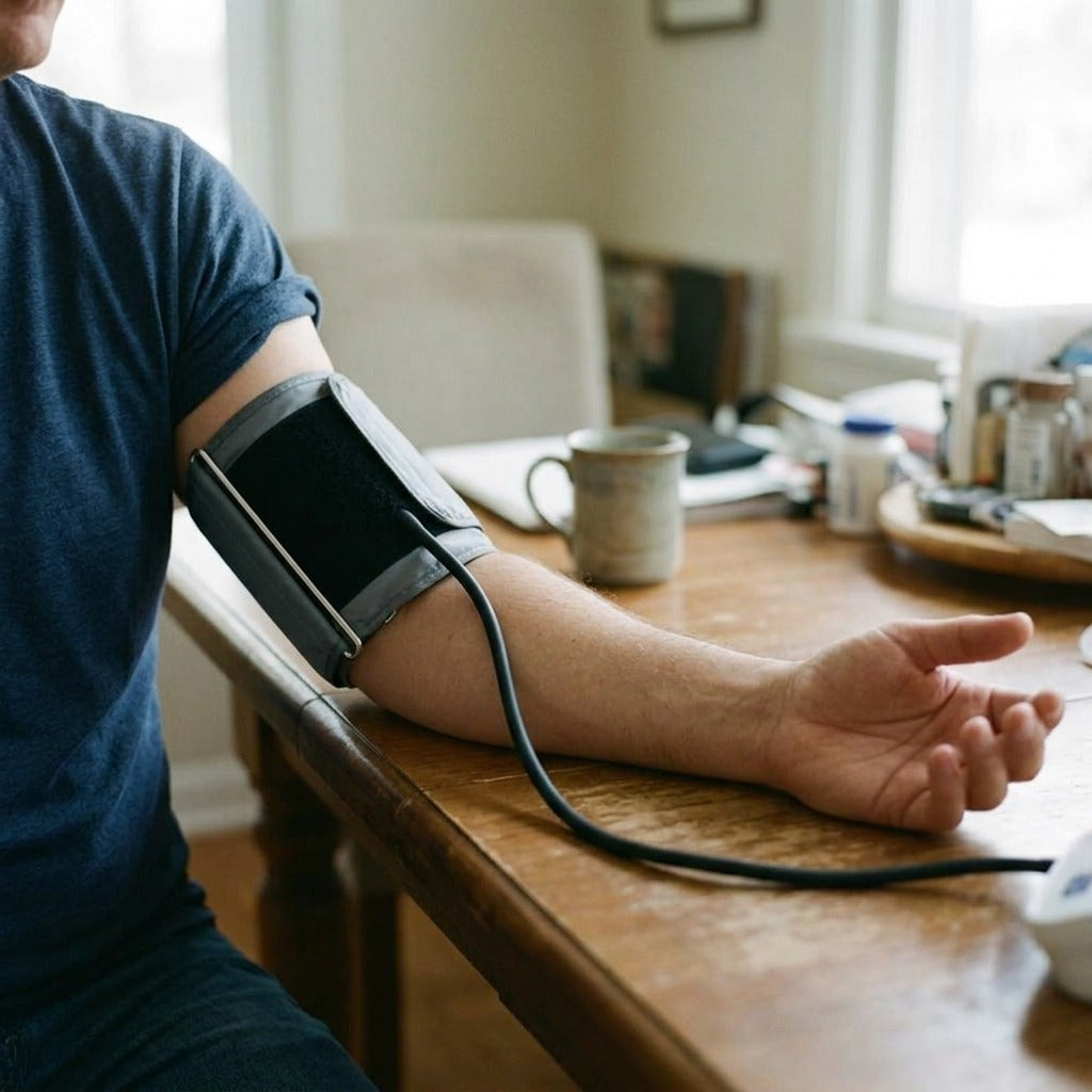 Adult Blood Pressure Cuff, 22–32 cm - in use