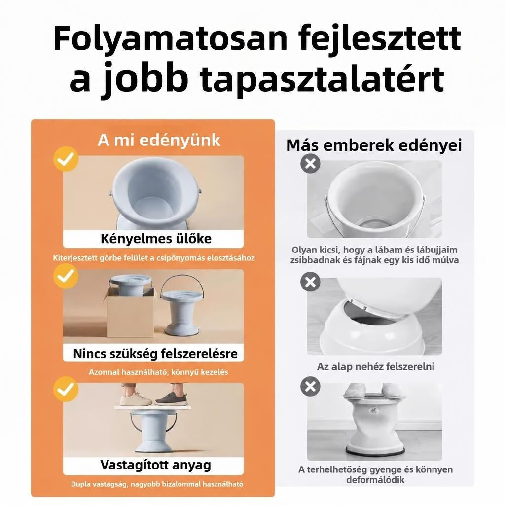 Felnőtt ágytál fedéllel