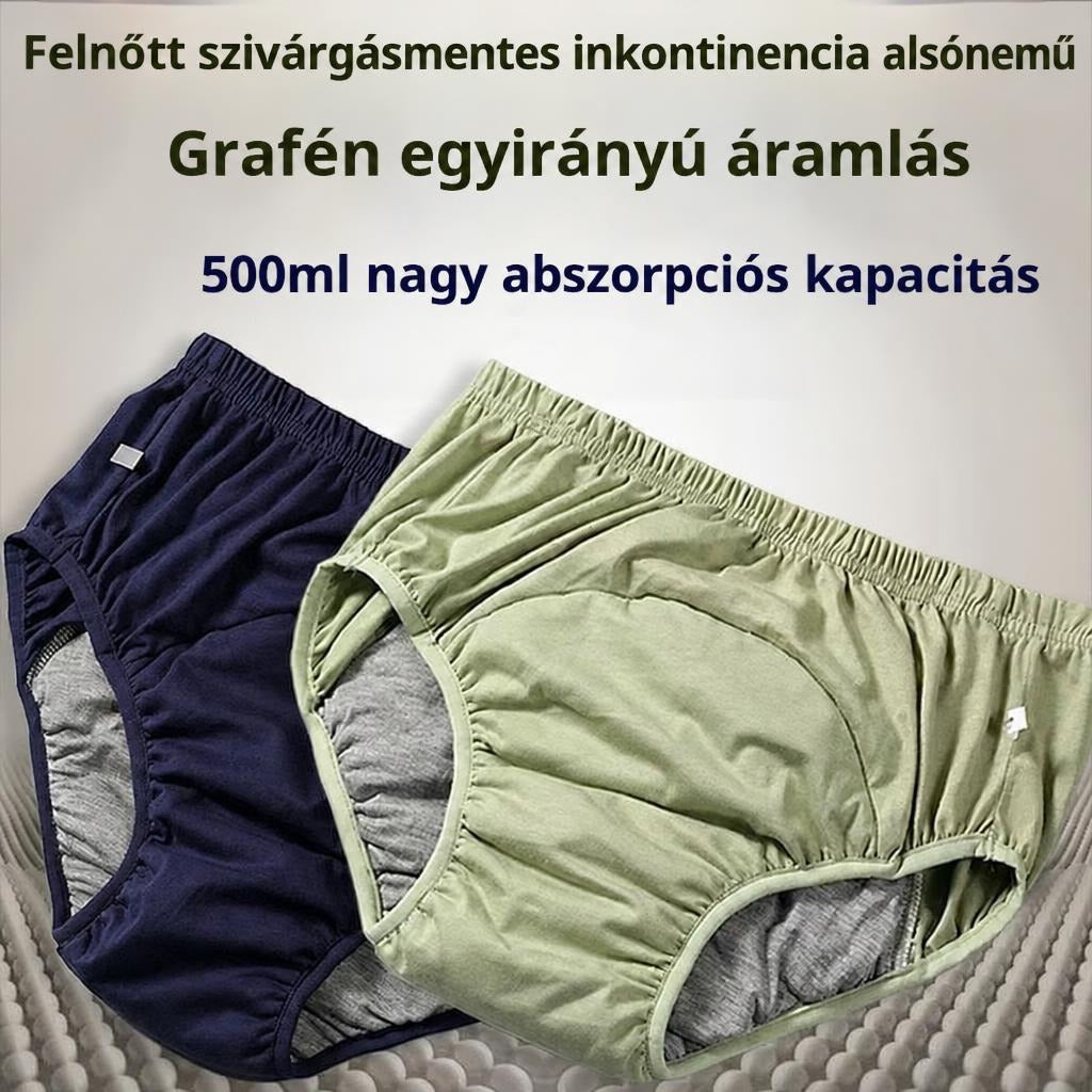 Felnőtt inkontinencia alsó szivárgásgátló védelemmel