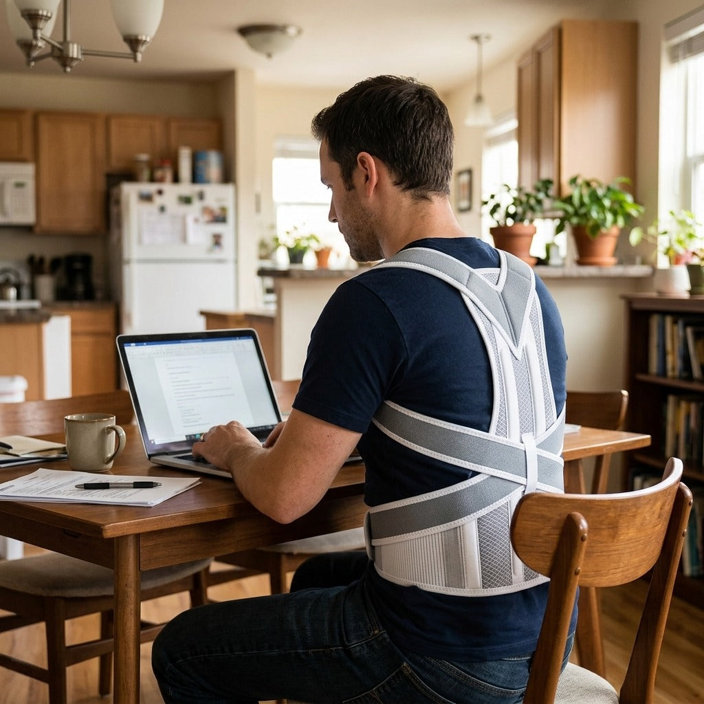 Adult Under-Clothing Posture Belt - at home