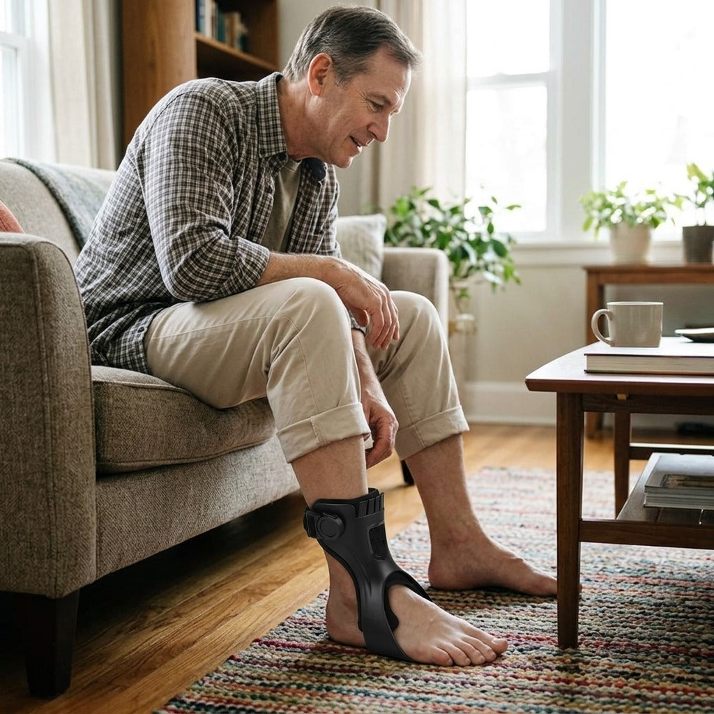 AFO Foot Drop and Ankle Support Brace - in everyday life