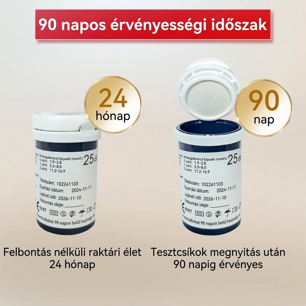 Medwell vércukorteszt-csíkok és lándzsák