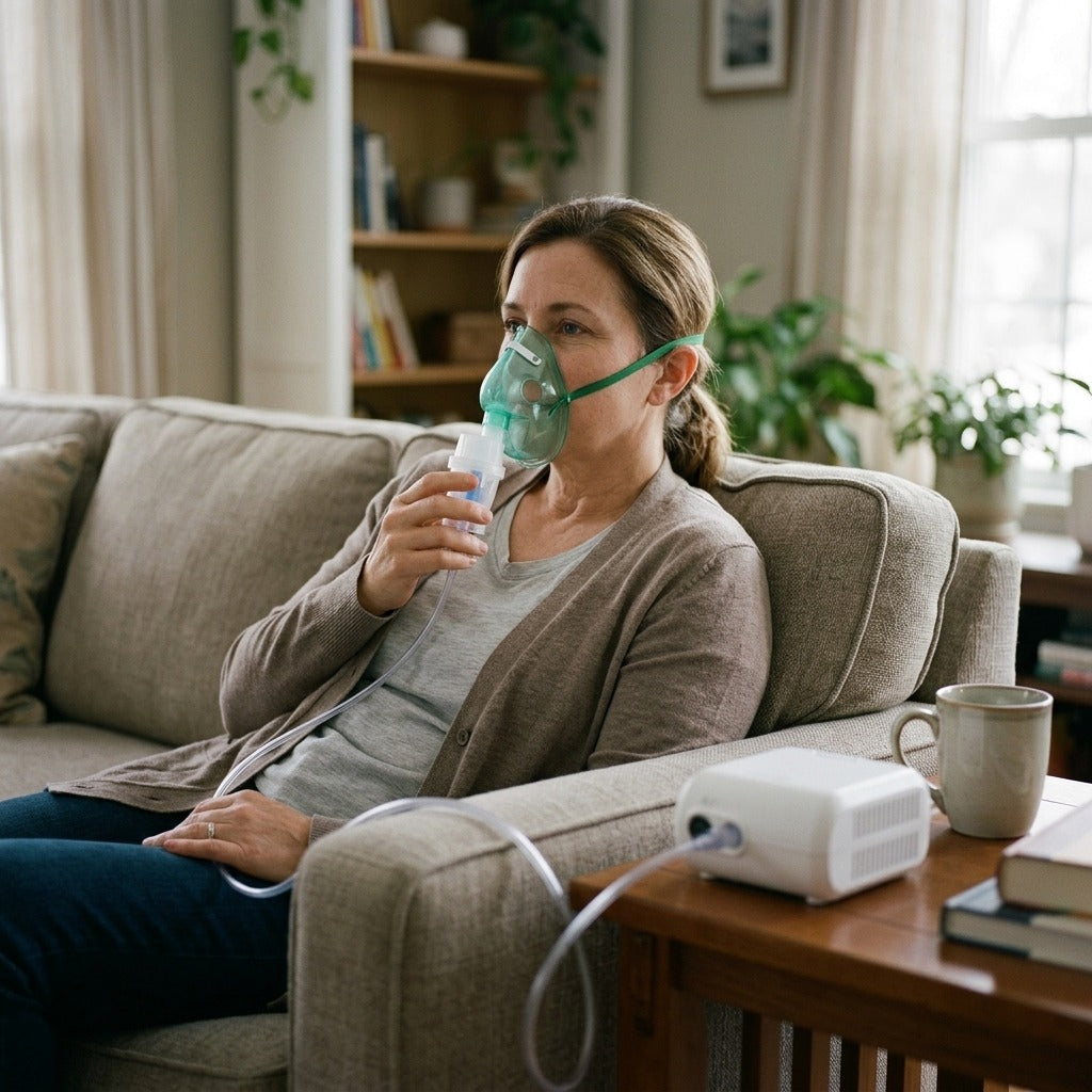 Air Compressor Nebulizer Kit with 2 Cups - in everyday life