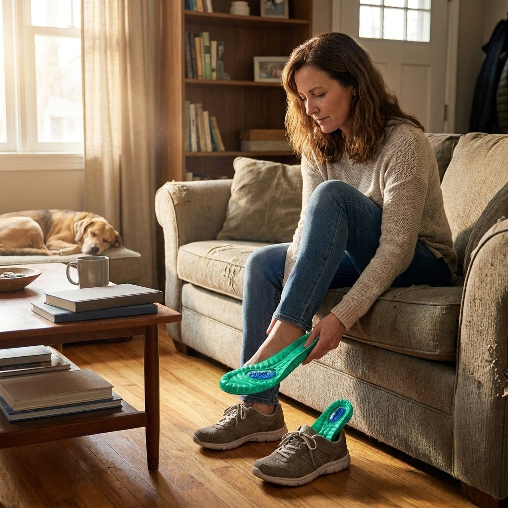 Air Cushion Arch Support Insoles - at home