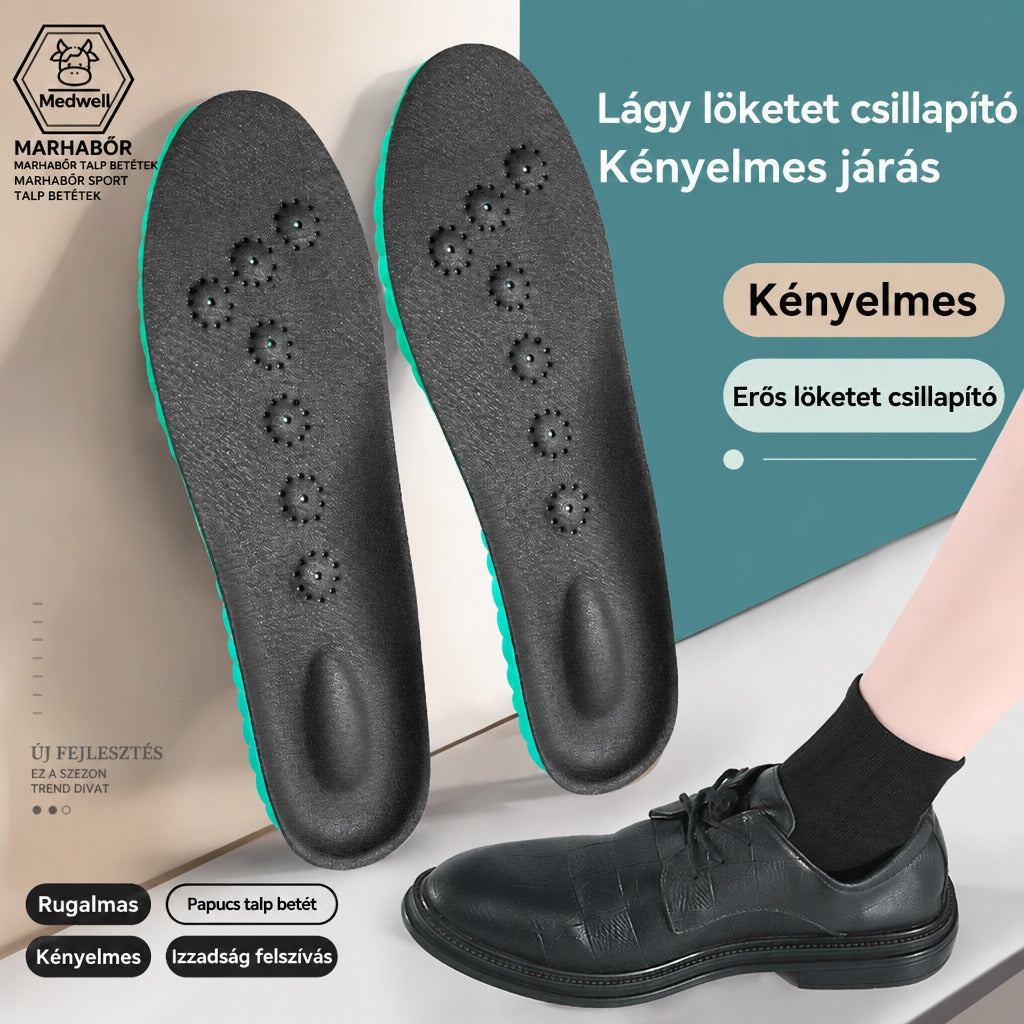 Légpárnás talpbetét boltozattámasszal