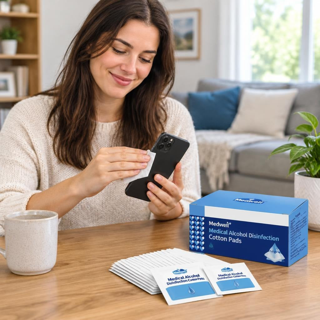 Alcohol Wipes, 70%–80% Alcohol - in everyday life