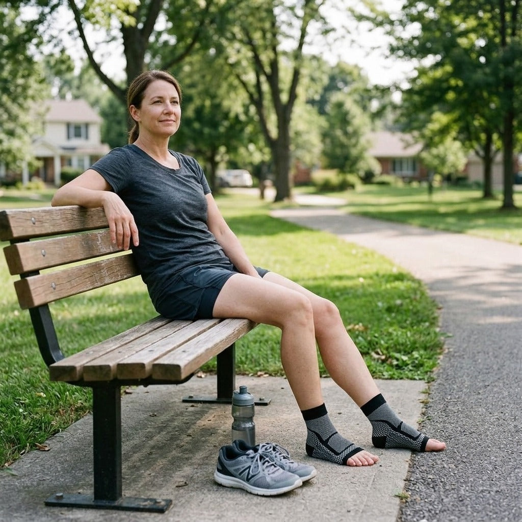 Ankle Compression Sleeve for Sports - in everyday life