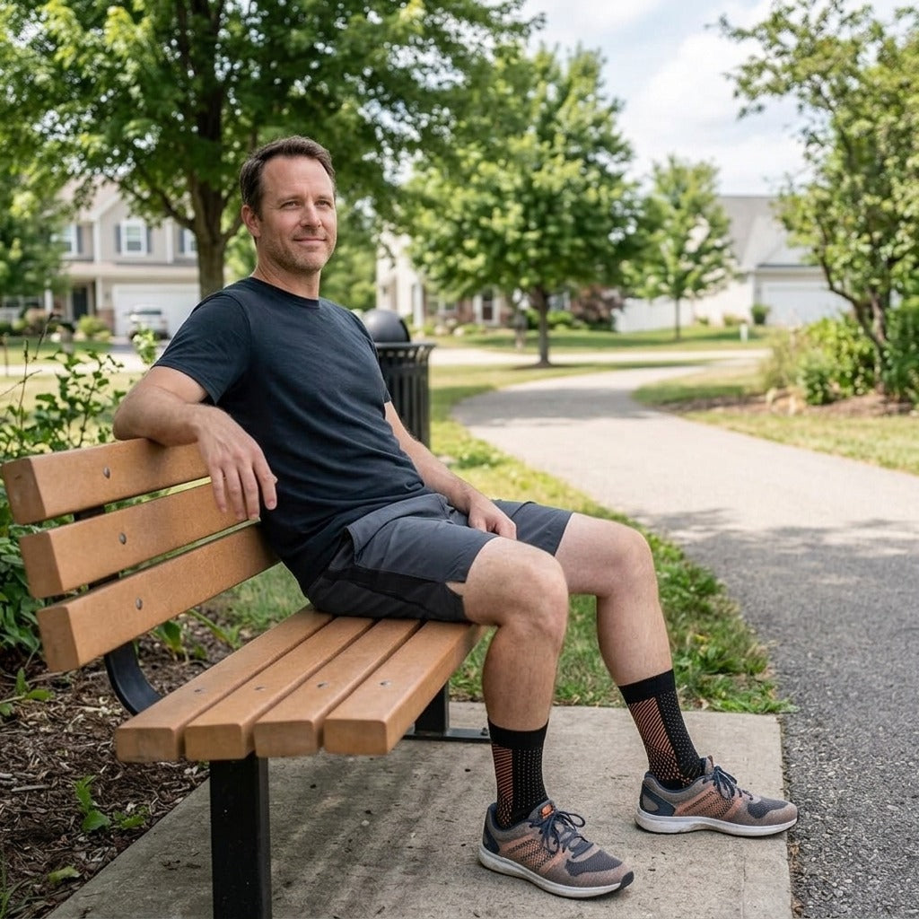 Ankle Compression Sleeves for Exercise and Sports - in everyday life