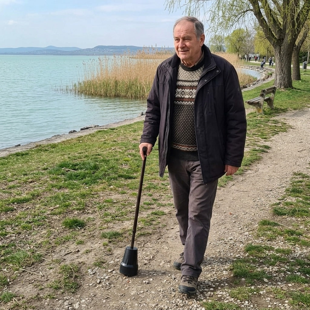 Csúszásgátló gumivég botokhoz és túrabotokhoz - a mindennapokban