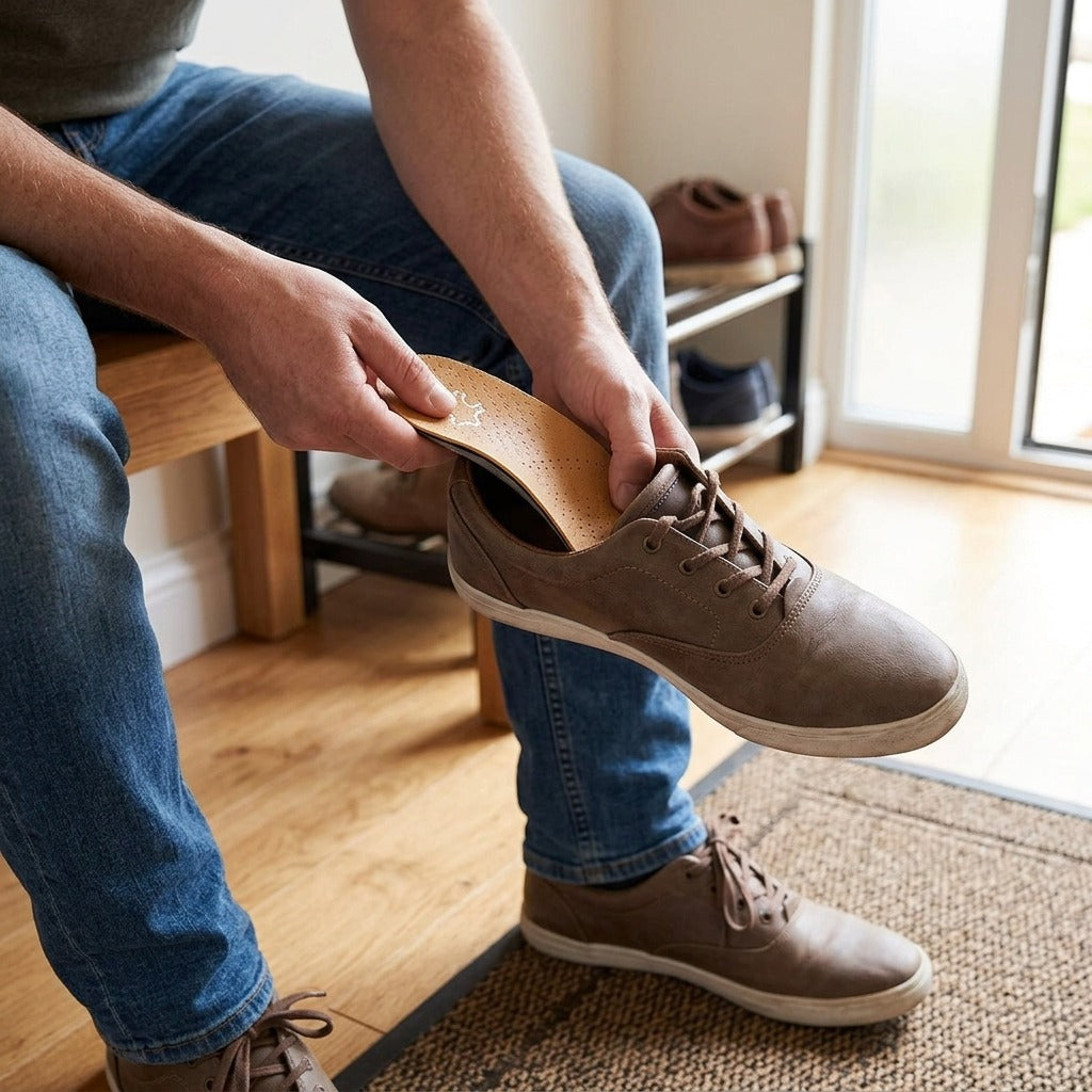 Arch Support Half Insoles - in use