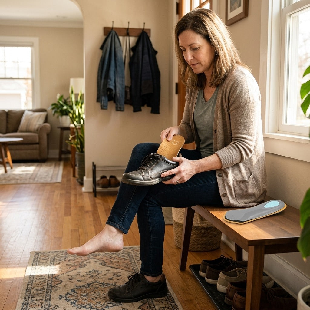 Arch Support Half Insoles - at home