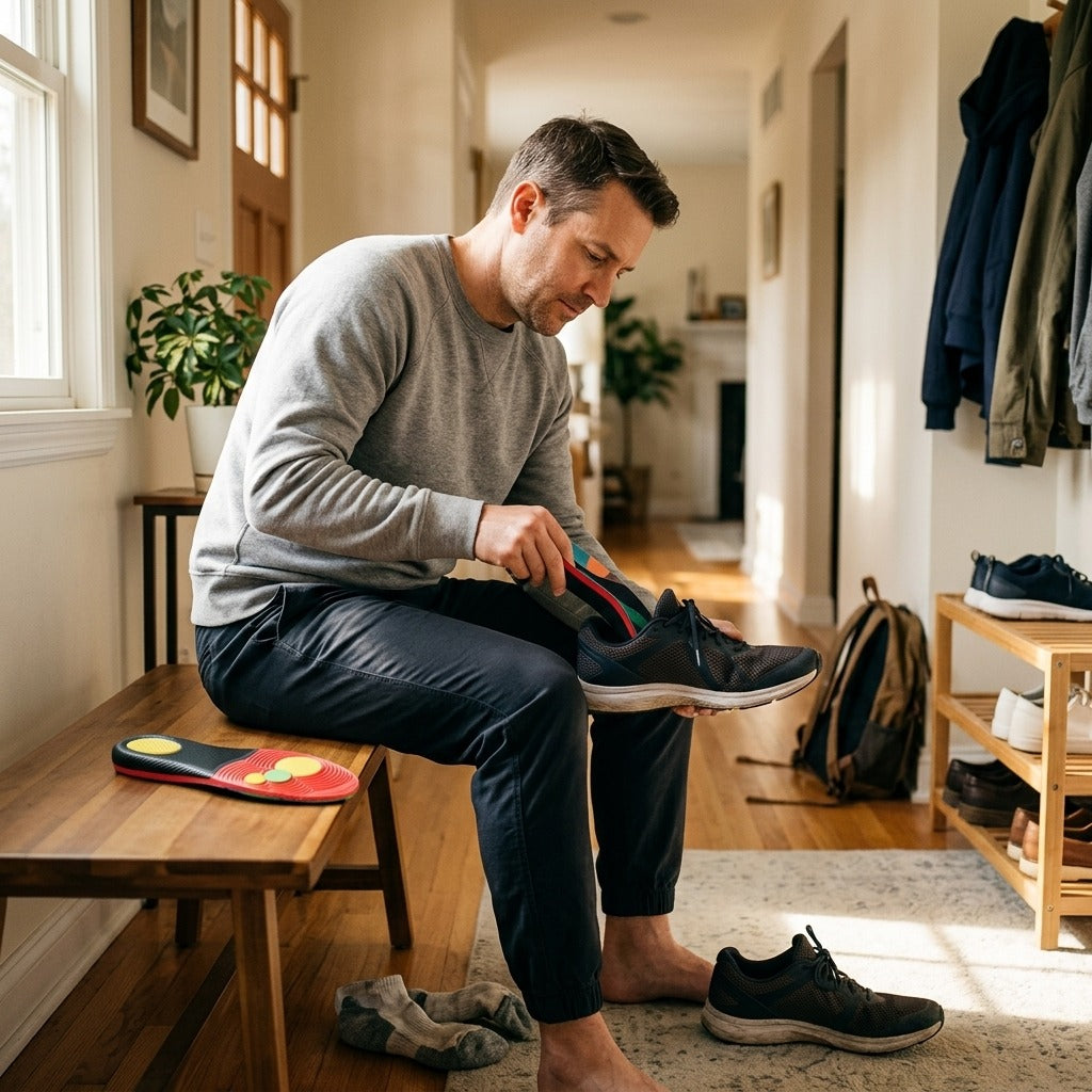 Arch Support Insoles for Sports Shoes - at home