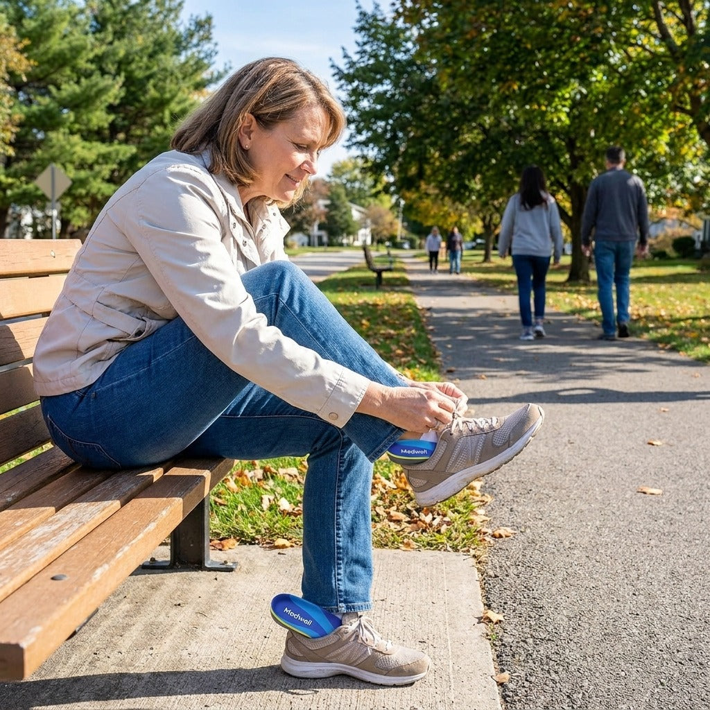 Arch Support Orthotic Insoles - in everyday life