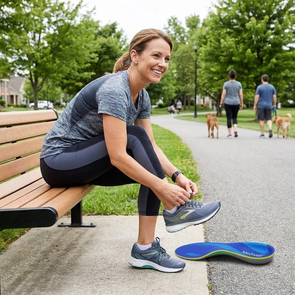 Arch Support Orthotic Insoles for Walking and Running - in everyday life