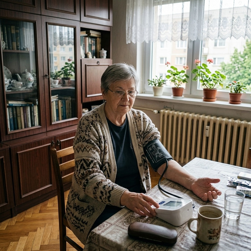 Felkaros vérnyomásmérő mandzsetta - a mindennapokban