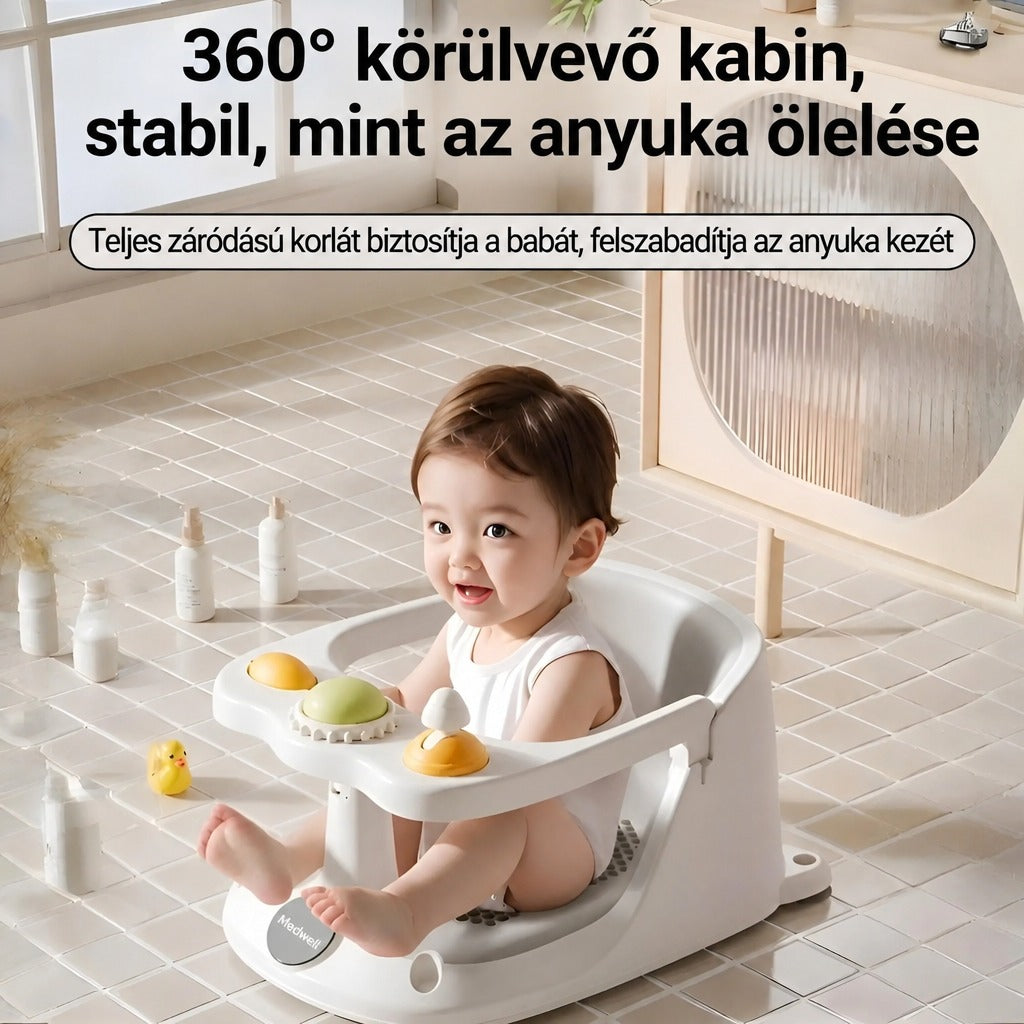 Babafürdető szék tapadókorongos talppal