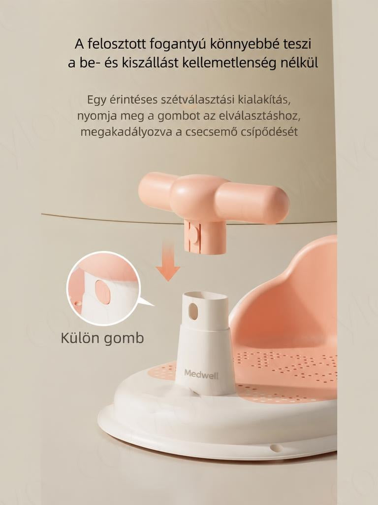 Babafürdető ülés tapadókorongokkal