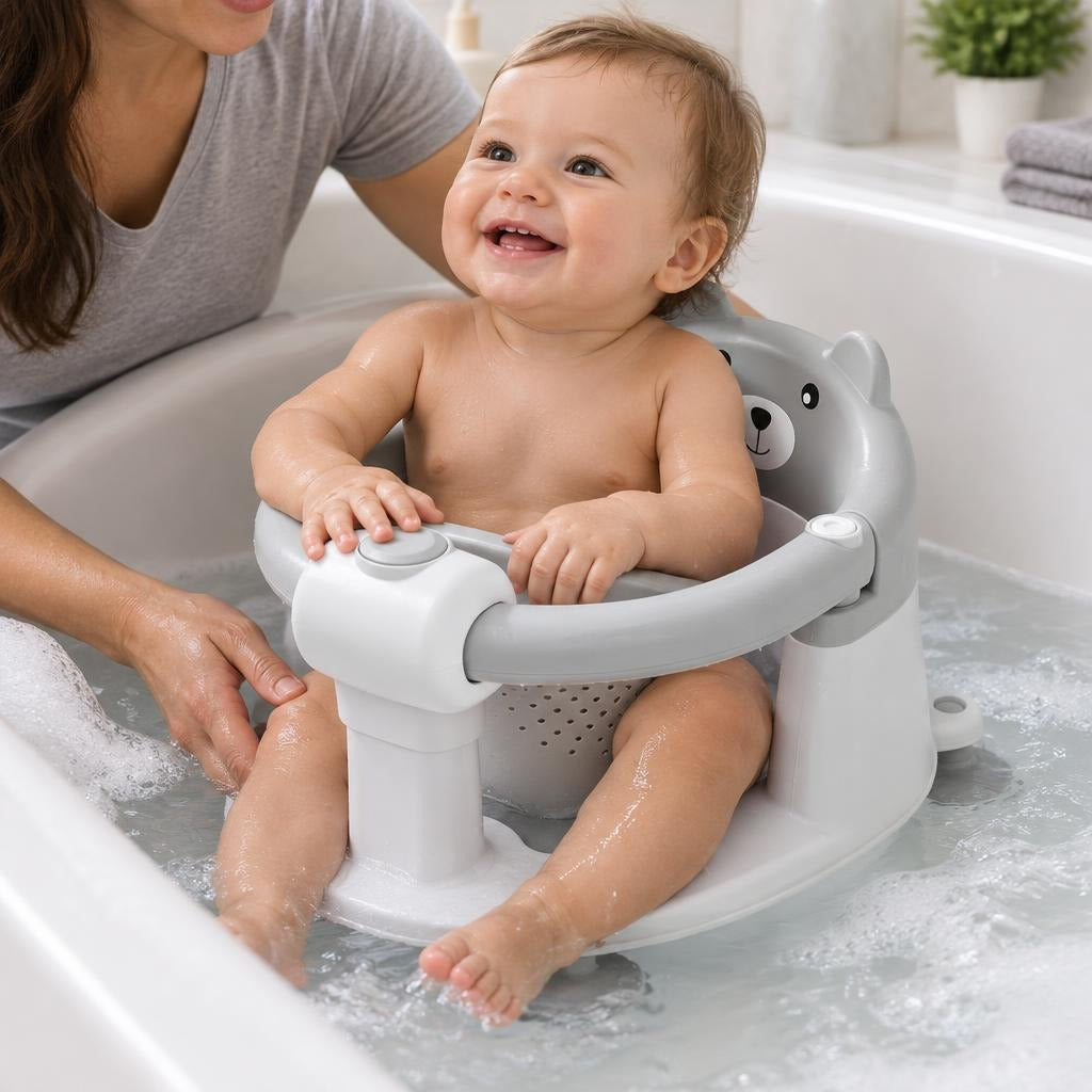 Baby Bath Support Chair - in use