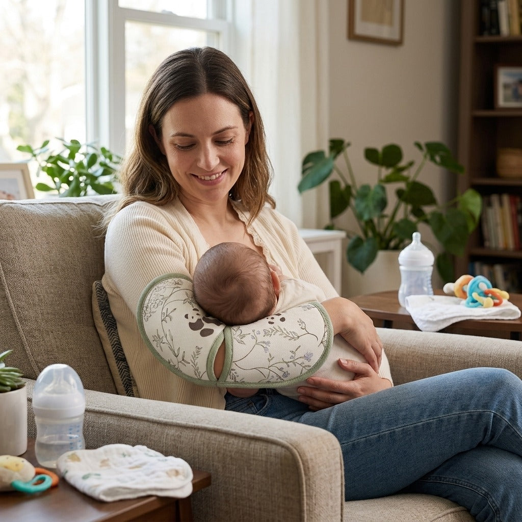 Baby Cooling Arm Pillow Pad for Feeding - in everyday life